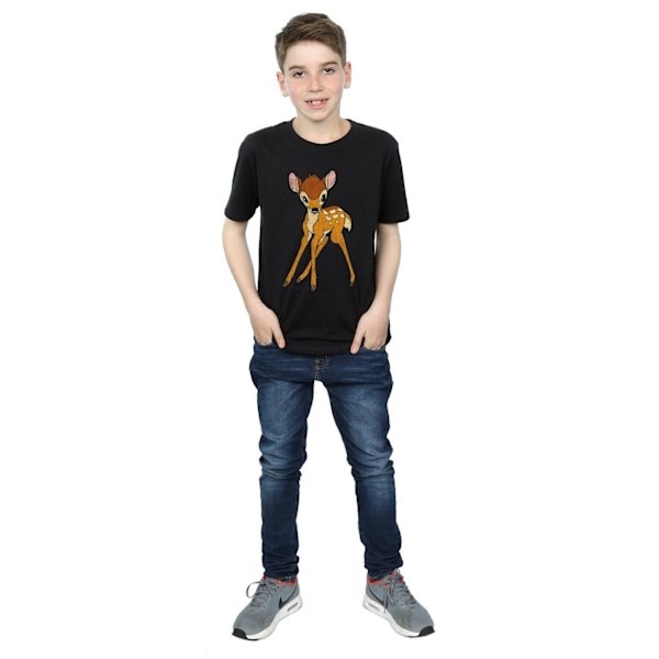 Bambi Boys Classic Cotton T-Shirt 12 år och uppåt Svart Black 12 Years And Up