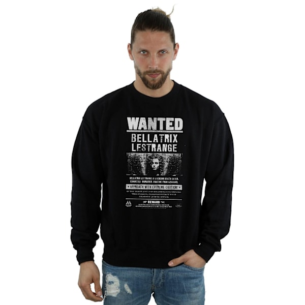 Harry Potter Herr Bellatrix Lestrange Wanted Sweatshirt M Svart Black M