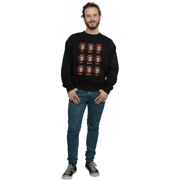 Elf Mens Buddy Moods Sweatshirt XL Svart Black XL