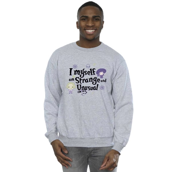 Beetlejuice Unisex Vuxen Jag Är Själv Konstig Och Ovanlig Tröja Sports Grey 4XL