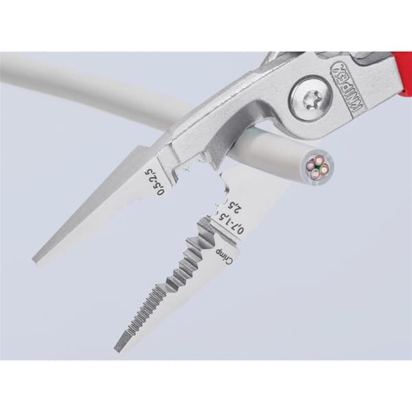 Knipex Vde Multifunktionella Installationstänger med Öppningsfjäder Multi Colour with Opening Spring 200mm
