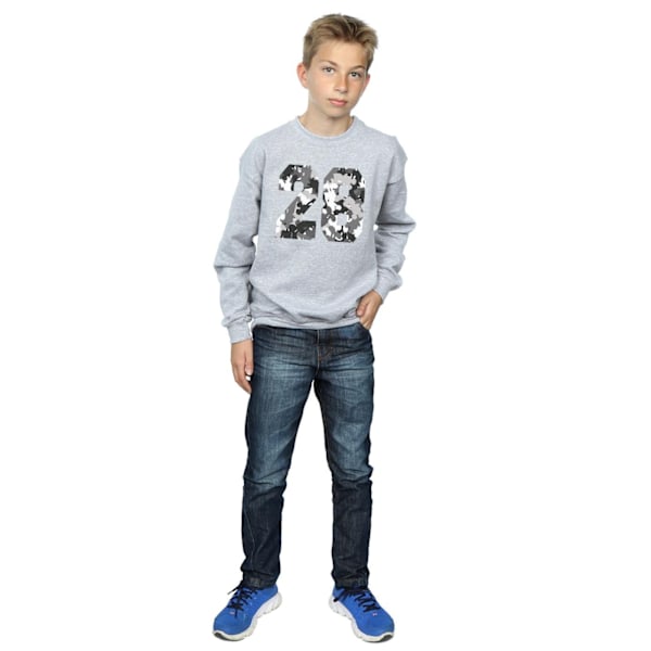 Disney Boys Mickey Mouse Mönster 28 Sweatshirt 5-6 År Sport Sports Grey 5-6 Years