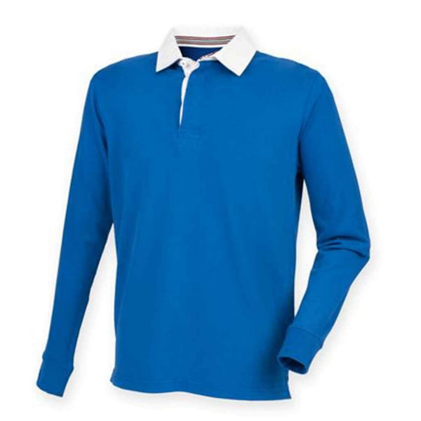 Front Row Premium Rugbytröja Herr XS Kungsblå Royal Blue XS