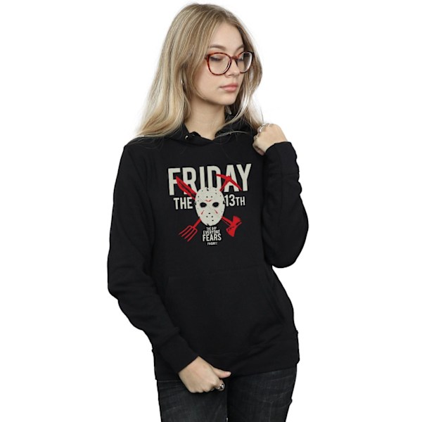 Fredag den 13:e Dam/Dam Day Of Fear Hoodie S Svart Black S