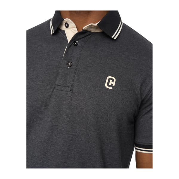 Crosshatch Herr Preece Pikétröja S Svart Black S