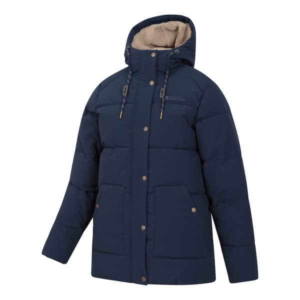 Mountain Warehouse Damjacka för Kvinnor/Damer Manta Borgfodrad Navy 18 UK