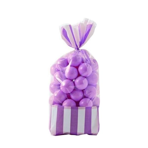 Amscan Randiga Festpåsar (10-pack) One Size Lila Purple One Size