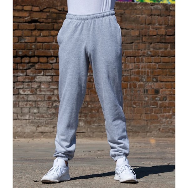 Awdis College Cuffed Sweatpants / Joggingbyxor XS Heather Gr Heather Grey XS