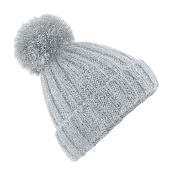 Beechfield Unisex Vuxen Verbier Pom Pom Mössa One Size Ljus G Light Grey One Size
