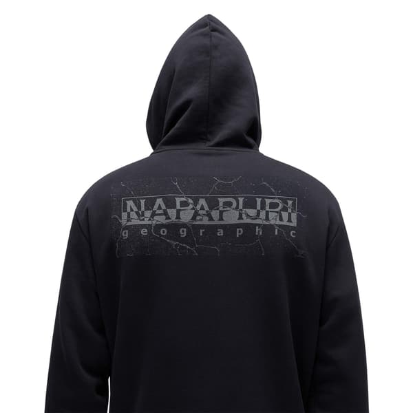 Napapijri Herr Albula Logohuvtröja L Svart Black L