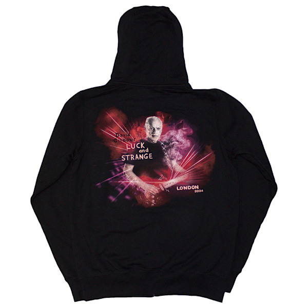 David Gilmour Unisex Vuxen Luck & Strange London Ryggtryck Ful Black XXL