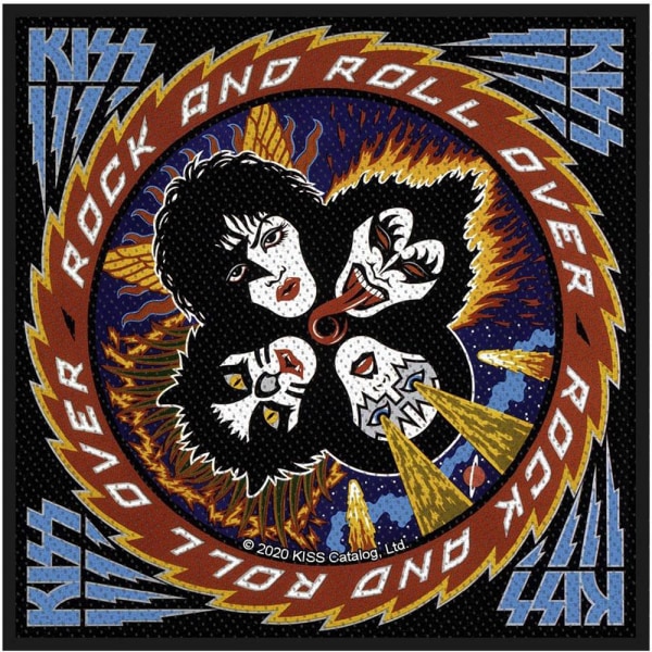 Kiss Rock N´ Roll Over Standard Patch One Size Flerfärgad Multicoloured One Size