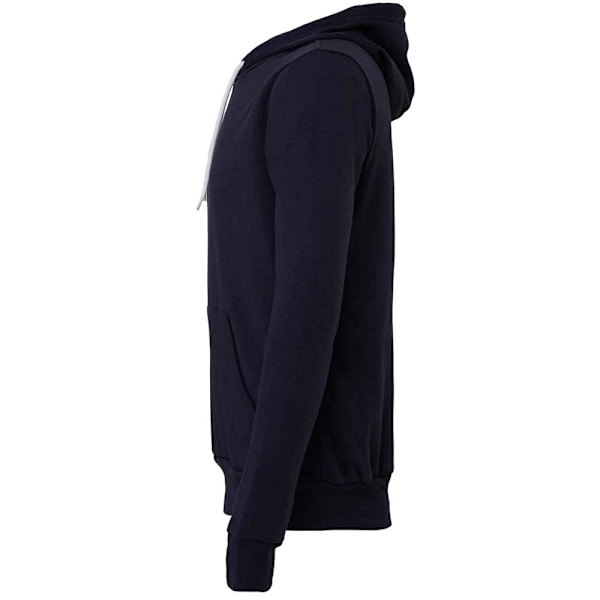 Bella + Canvas Unisex Vuxen Polycotton Huvtröja XS Marinblå Navy XS