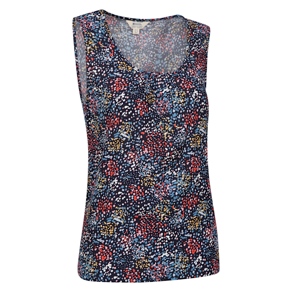 Mountain Warehouse Dam/Kvinnors Orkidémönstrad Tank Top 20 U Multicoloured 20 UK