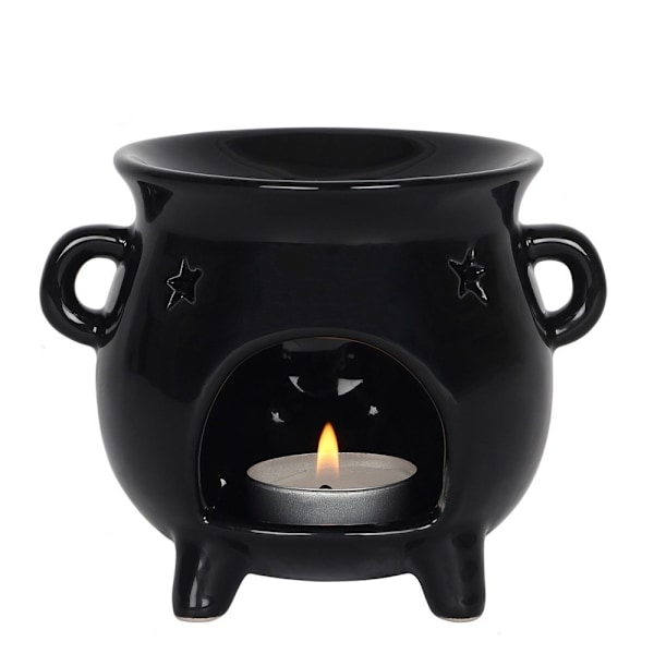 Något Annorlunda Blank Svart Kitteloljebrännare En Storlek Bl Black One Size