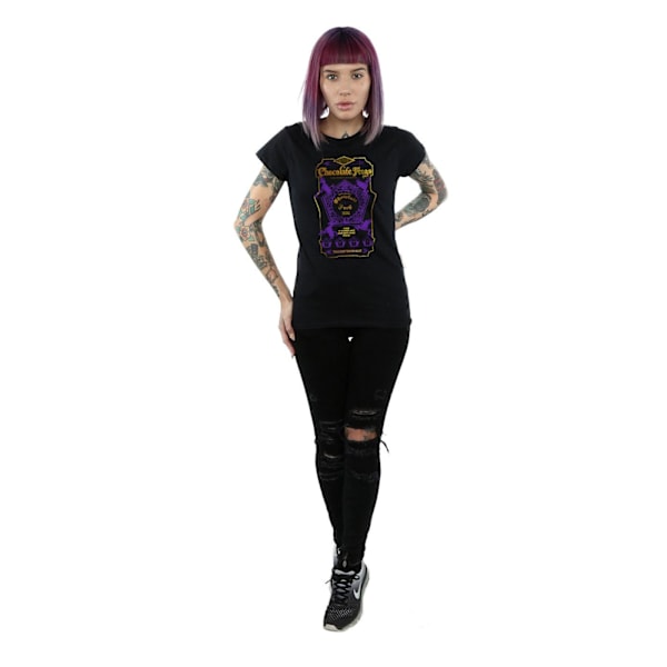 Harry Potter Dam/Kvinnor Chokladgrodor Färgad Etikett Cotto Black XXL