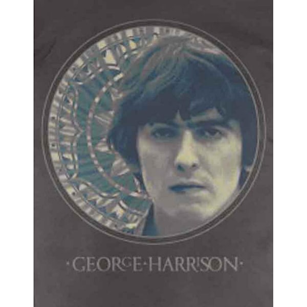 George Harrison Unisex Vuxen Porträtt Bomull T-shirt XL Charcoal Charcoal Grey XL