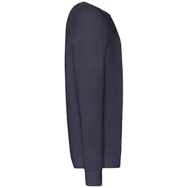 Fruit of the Loom Unisex Lätt Raglantröja S Deep Navy S