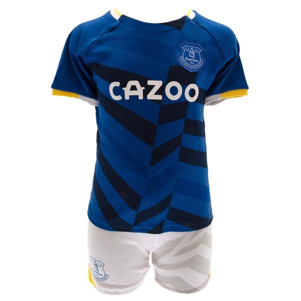 Everton FC Barn/Barnkläder T-shirt och shorts set 9-12 månader Roya Royal Blue/White/Black 9-12 Months