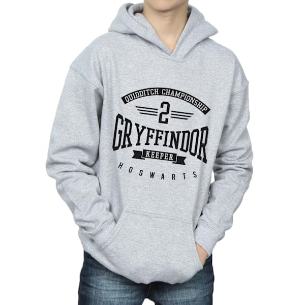 Harry Potter Pojkar Gryffindor Keeper Bomullströja 9-11 År Sp Sports Grey 9-11 Years