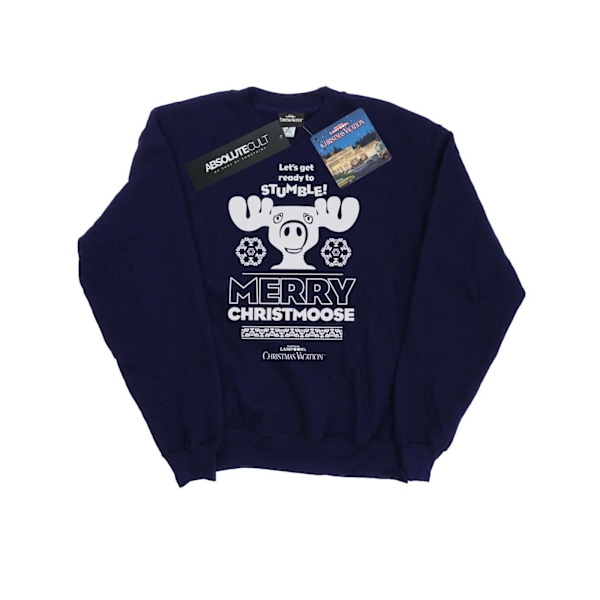 National Lampoon's Christmas Vacation Dam/Damer Merry Chris Navy Blue L