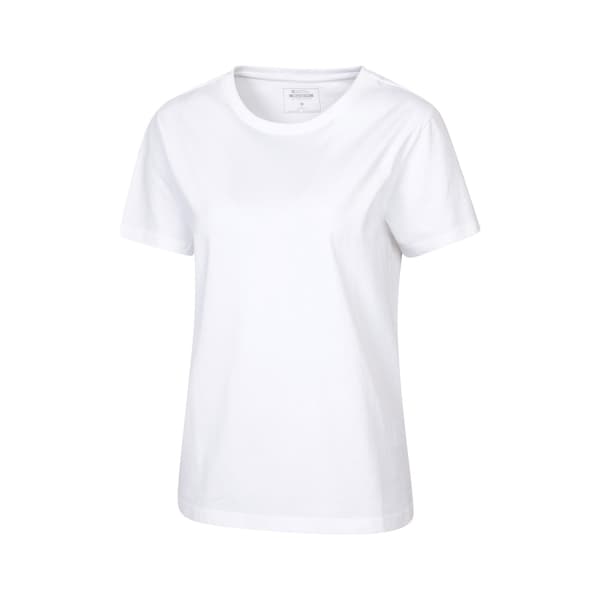 Mountain Warehouse Dam/Dam Basic T-shirt med avslappnad passform 8 UK White 8 UK