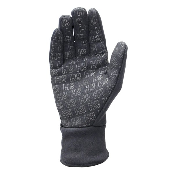 Hy Unisex Vuxen Gripped Fleece Handskar XS Svart Black XS