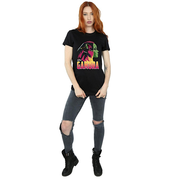 Avengers Infinity War Dam T-shirt i bomull för kvinnor/damer Black XL