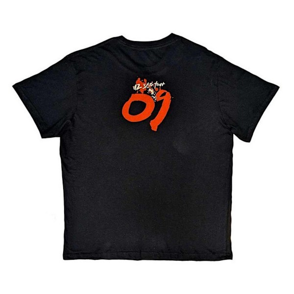 U2 Unisex Vuxen 360 Grader Tour 2009 Lös El Baktryck Pri Black XXL
