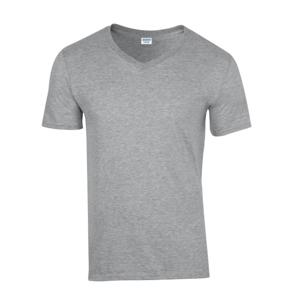 Gildan Unisex Vuxen Softstyle T-shirt med V-ringad XXL Sports Grey Sports Grey XXL