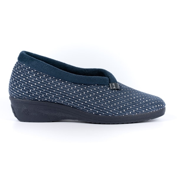 Lunar Dam/Dam Greta Wedge Slippers 5 UK Blå Blue 5 UK