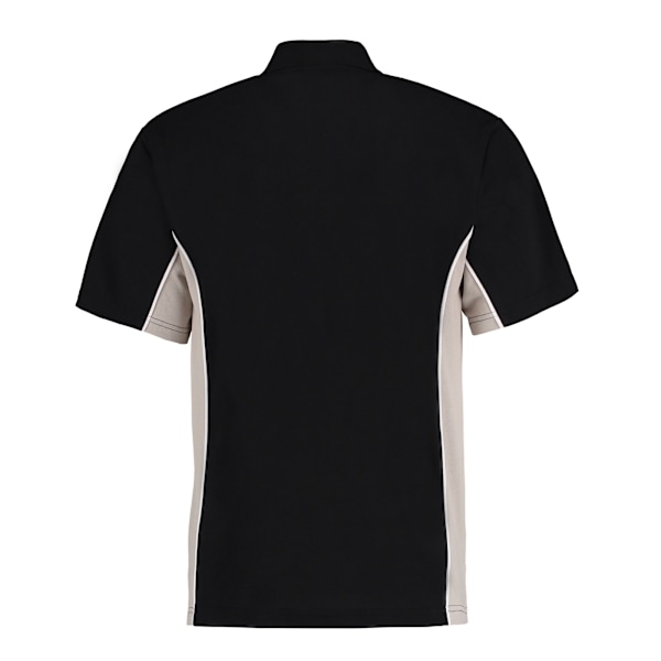 GAMEGEAR Herr Track Polycotton Pique Poloshirt XXS Svart/Grå Black/Grey XXS