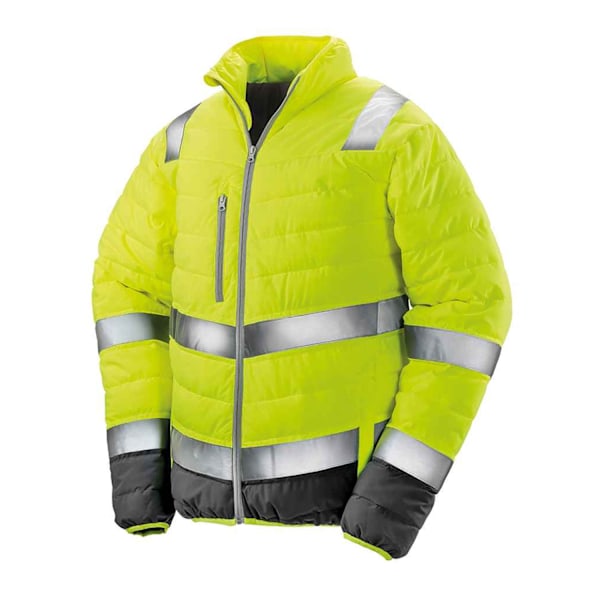 Result Safe-Guard Soft Säkerhetsjacka 4XL Fluorescerande Gul Fluorescent Yellow/Grey 4XL
