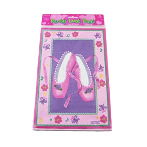 Amscan Twinkle Toes Partyväskor (8-pack) One Size Rosa/Lila Pink/Purple One Size