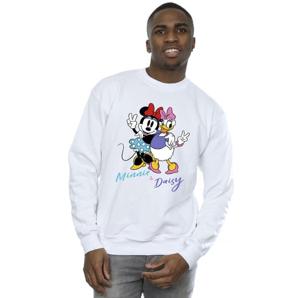 Disney Herr Minnie Mouse Och Daisy Sweatshirt M Vit White M