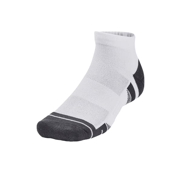 Under Armour Unisex Adult Performance Tech Socks (3-pack) M White M
