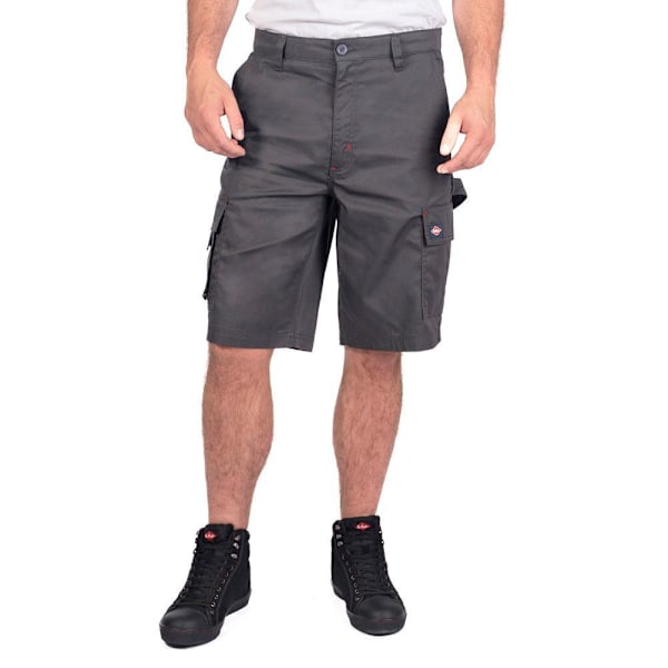 Lee Cooper Klassiska Cargo Shorts för Män 40R Grå Grey 40R