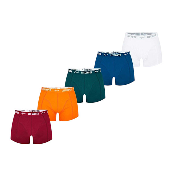 Lee Cooper Herr Cooper Essential Boxershorts (5-pack) M Bri Brights M