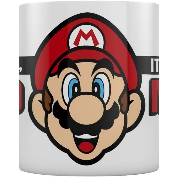 Super Mario It´s A Me Mario Mugg One Size Vit/Svart/Röd White/Black/Red One Size