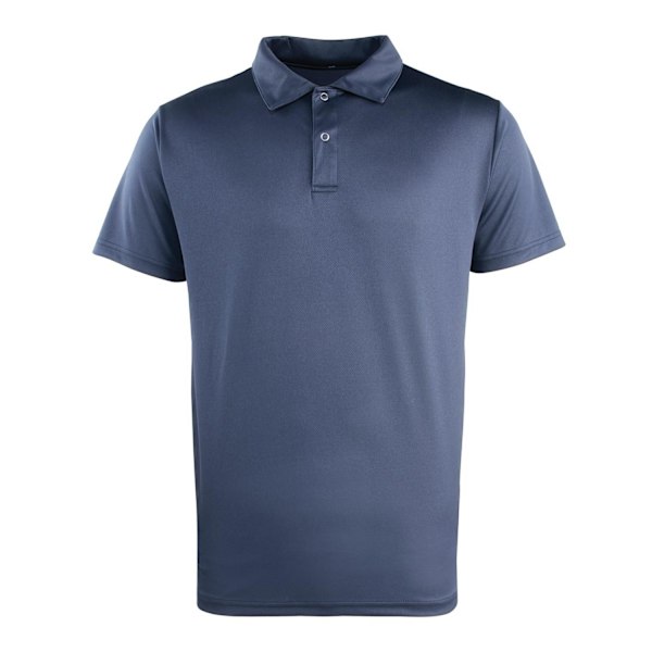 Premier Unisex Coolchecker Pique Poloskjorta XS Marinblå Navy XS