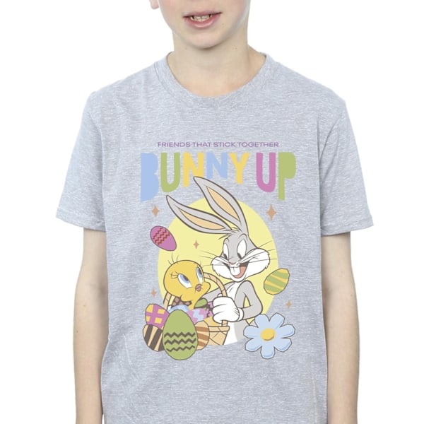 Looney Tunes Boys Bunny Up T-shirt 7-8 år Sports Grey Sports Grey 7-8 Years