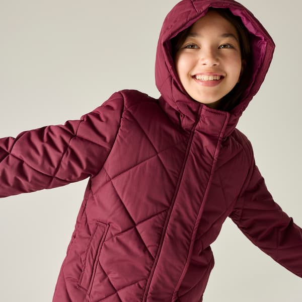 Regatta Barn/Kids Elryse Quilted Vadderad Jacka 11-12 År Fig/Violet 11-12 Years