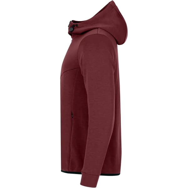 Clique Herr Hayden Polyester Hooded Jacka S Vinröd Burgundy S