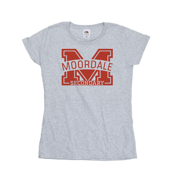 Netflix Dam/Kvinnor Sex Education Moordale Bomull T-shirt S S Sports Grey S