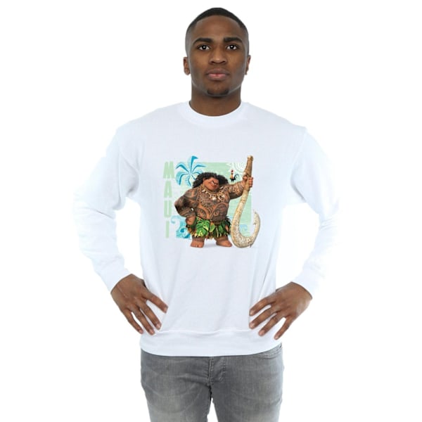 Disney Herr Moana Maui Sweatshirt XL Vit White XL