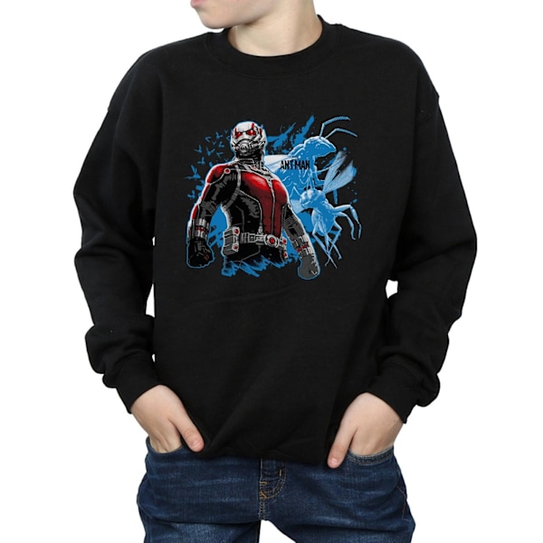 Marvel Boys Ant-Man Stående Sweatshirt 12-13 År Svart Black 12-13 Years