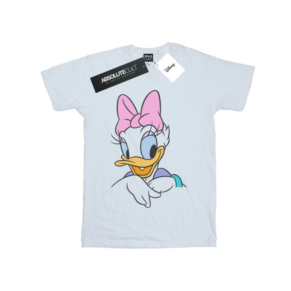 Disney Dam/Dam Daisy Duck Stort porträtt Bomull Pojkvän T White 4XL