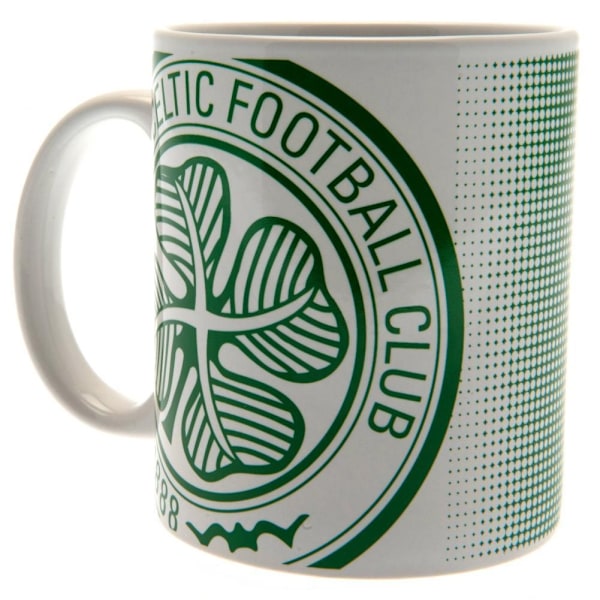 Celtic FC Keramikmugg En Storlek Vit/Grön White/Green One Size
