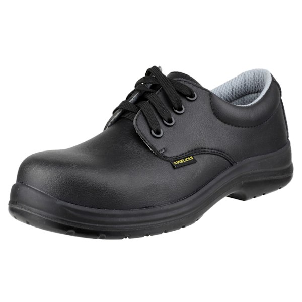 Amblers Safety FS662 Unisex Säkerhetsskor med Snörning 3 UK Svart Black 3 UK