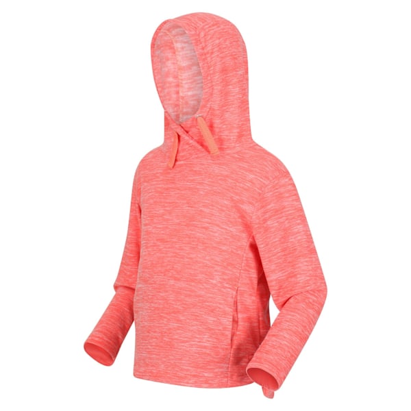 Regatta Girls Kalina Marl Fleece Hoodie 13 år Fusion Coral Fusion Coral 13 Years